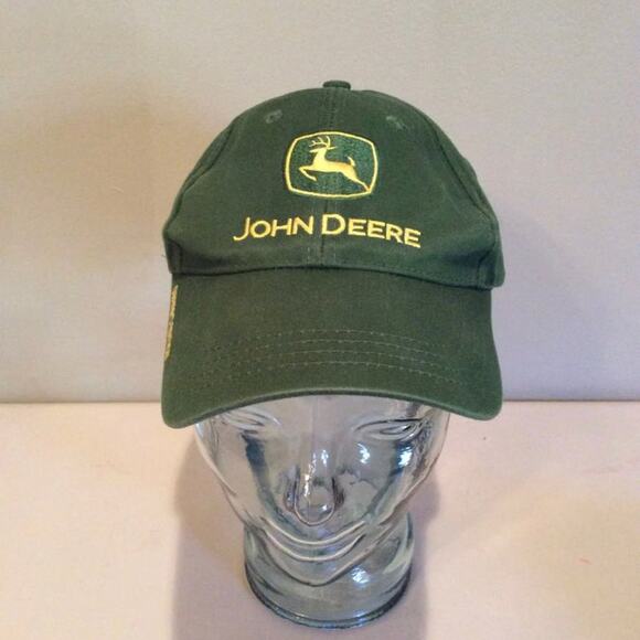 John Deere Owner's Edition Green Yellow Logo Adjustable Baseball Cap - Picture 2 of 4
